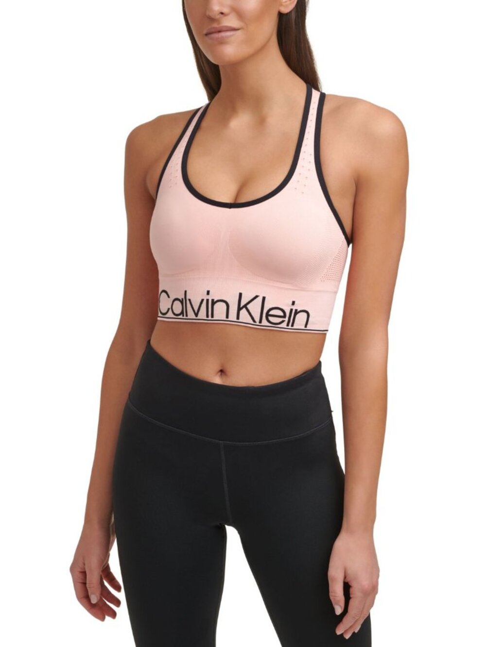 Calvin Klein Womens Performance Mid-Impact Sports Bra
